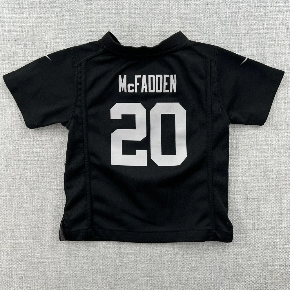 Nike NFL Jersey Boys 24M Black McFadden Raiders Gameday Football Sportswear Fan